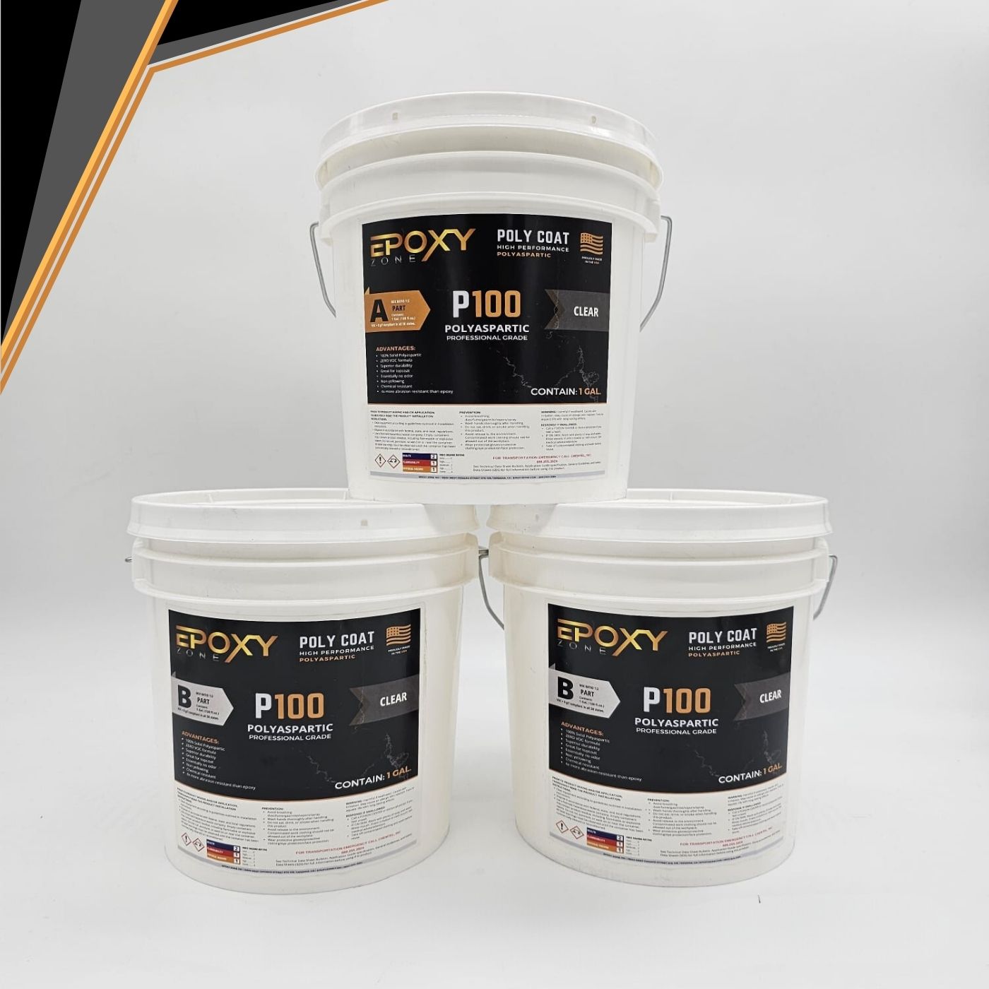 P100 Low Odor 100% Solid Polyaspartic